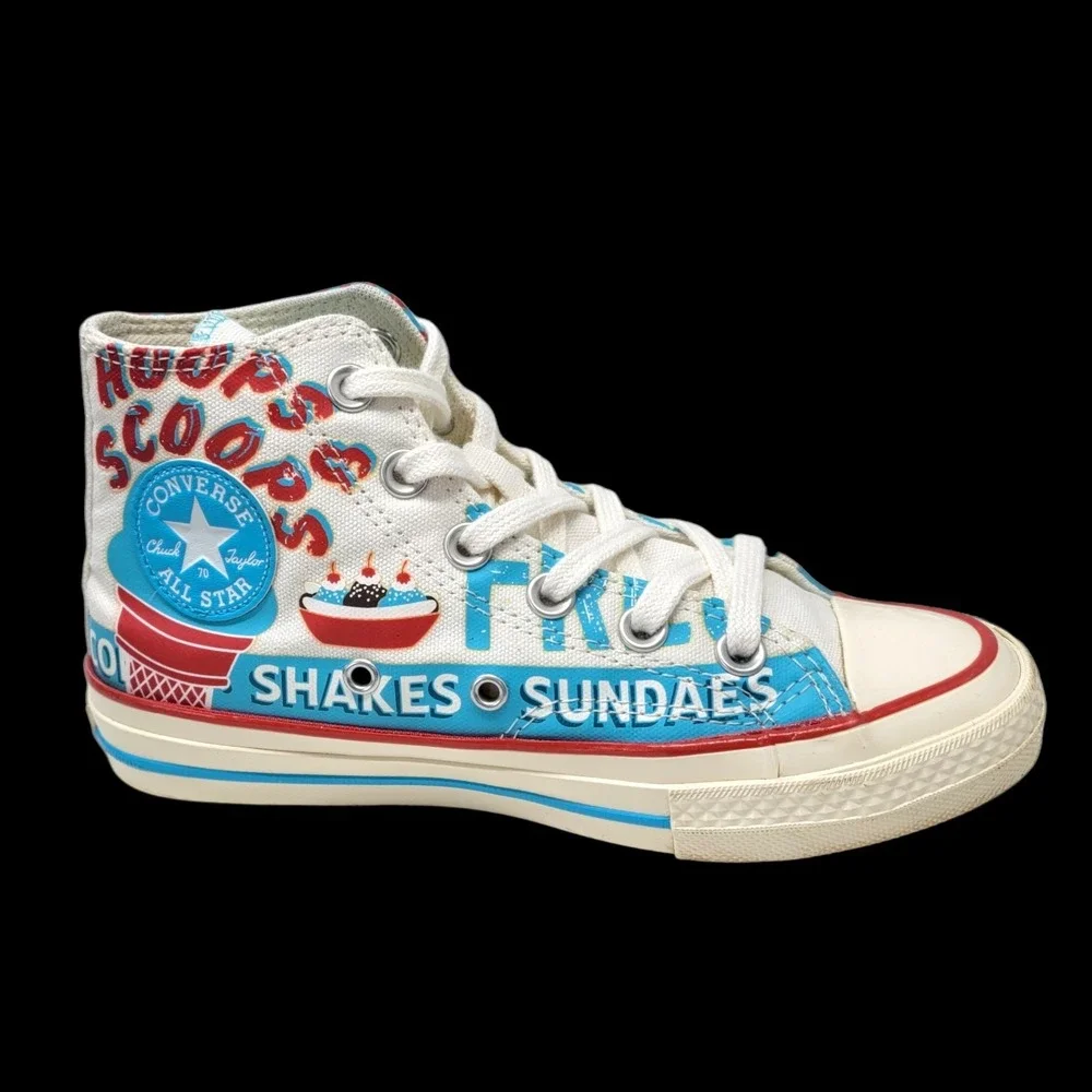 Converse‎ Chuck 70 Hi Sweet Scoops Youth 2 Kids Ice Cream High Top A00395F